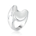 Anillo de plata trenzada orgánica