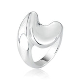 Anillo de plata trenzada orgánica