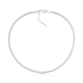 Gargantilla de plata (2 mm) 40 cm