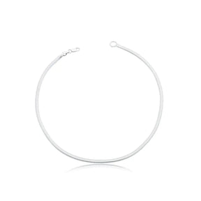 Pulsera Ciempiés de Plata (2mm) 18cm